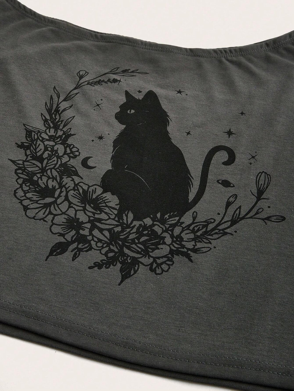 Floral Cat Crop