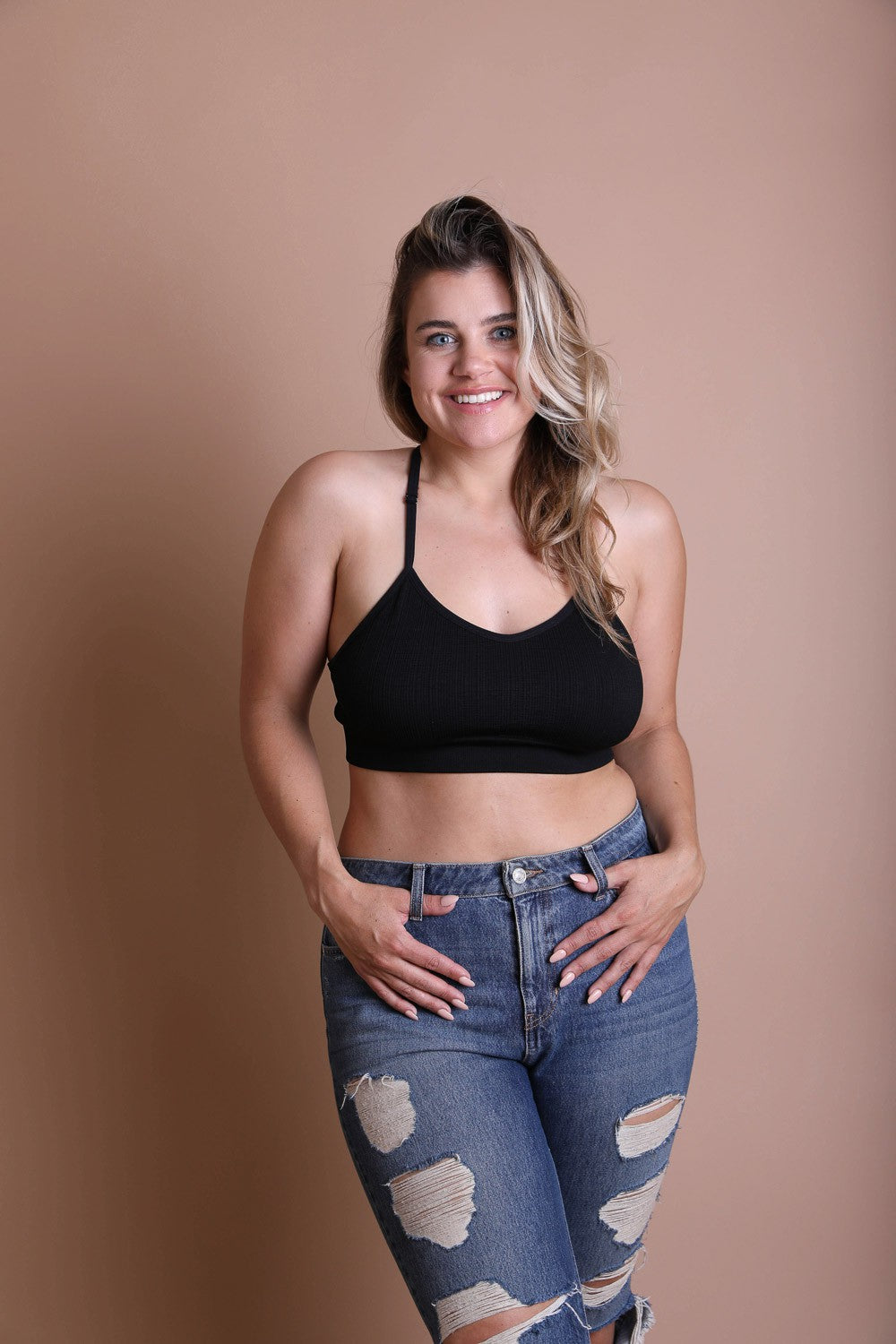 Tattoo Mesh Racerback Bralette