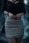 Midnight Geometry Skirt