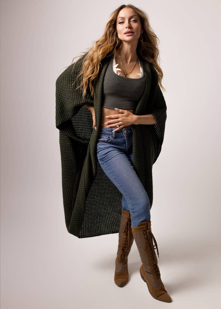 Hedda Sweater in Dark Olive